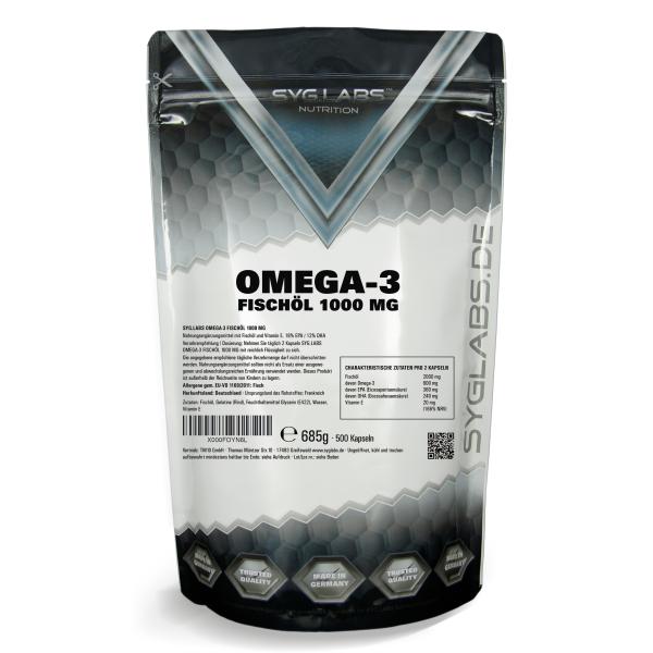 Omega-3 Fischöl 1000mg 250 Kapseln